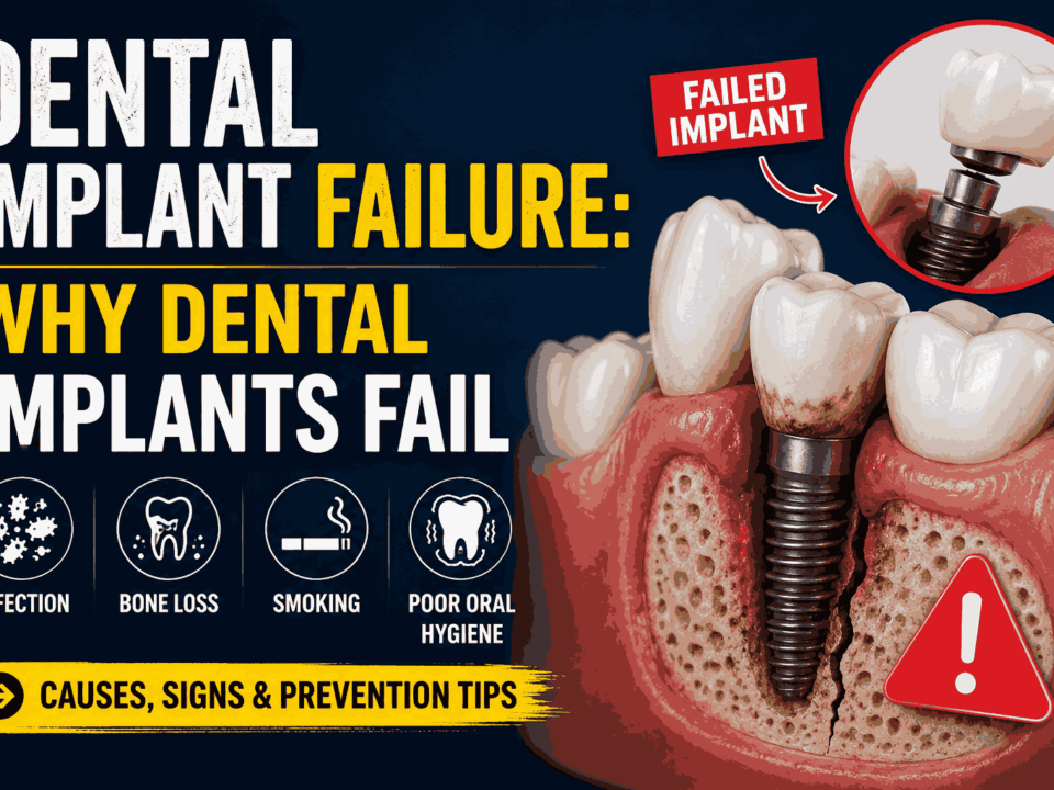 Dental Implant Failure Causes, Warning Signs and Prevention Tips