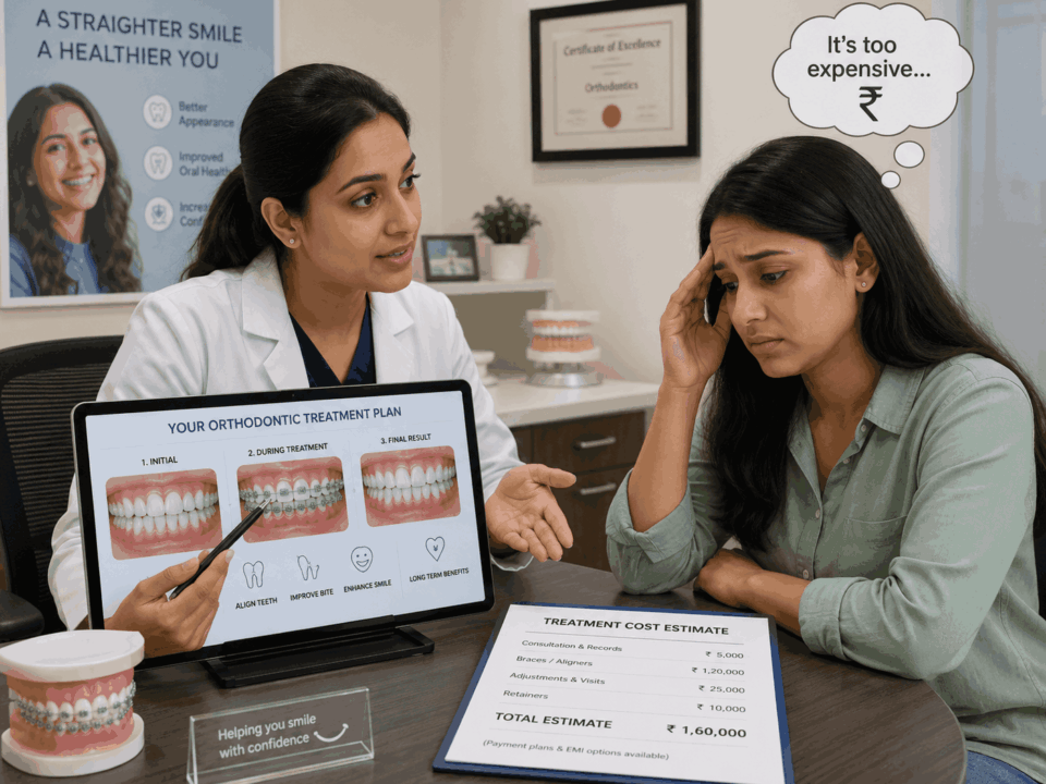 Braces Cost in Delhi 2026 - Metal Ceramic and Aligners Price Comparison